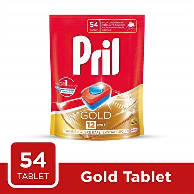 Pril Gold Bulaşık Makinesi Tableti 54'lü