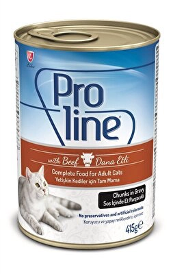Proline Kedi Maması Biftekli Konserve 415 Gr Adet