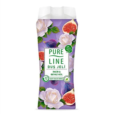 Pure Line Gül İncir Beyaz Duş Jeli 400 ml