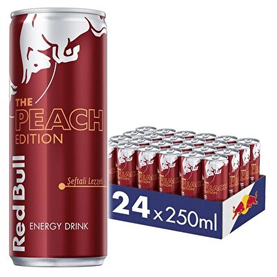Red Bull Enerji İçeceği Şeftali Edition 24'lü 250 ml