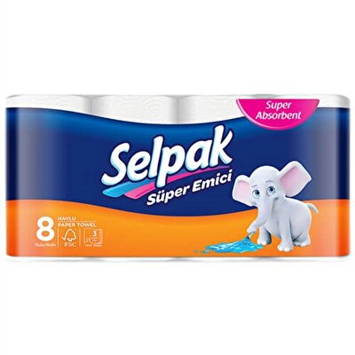 Selpak Hijyen Kağıt Havlu 8 li
