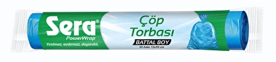 Sera Battal Boy Çöp Torbası 72x92 Cm Adet