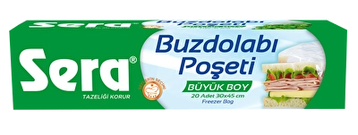 Sera Buzdolabı Poşeti Büyük 30x45 Cm Adet