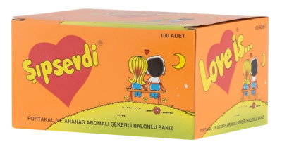 Şıpsevdi Portakal&Ananas Aromalı Sakız 100'lü