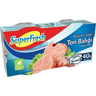 Superfresh Ayçiçek Yağlı Ton Balığı 2X150 g