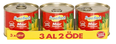 Superfresh Mısır 3*220 g