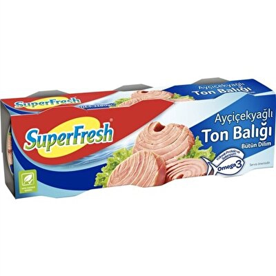 Superfresh Ton Balığı Ayçiçek Yağlı 3*75 g