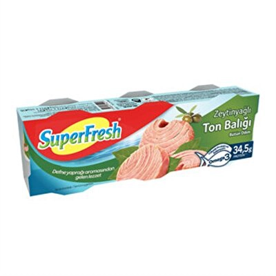 Superfresh Zeytinyağlı Ton Balığı 3*75 g