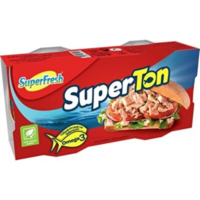 Superton Ayçiçek Yağlı Ton Balığı 2X150 g