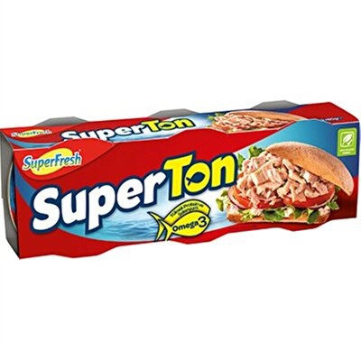 Superton Ayçiçek Yağlı Ton Balığı 3*75 g