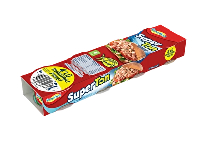 Superton Ayçiçek Yağlı Ton Balığı 4X75 g