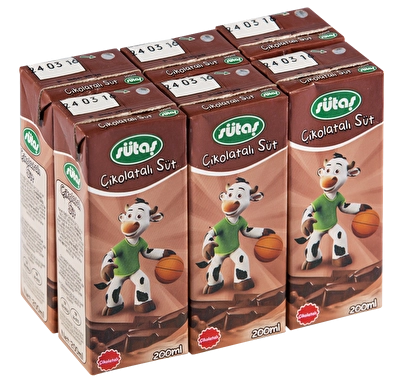 Sütaş Çikolatalı Süt Multipack 6*180 ml