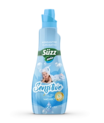 Süzz Aktif Konsantre Yumuşatıcı Gül Kokulu 1440 ml