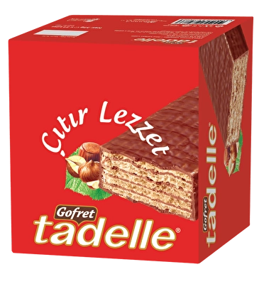 Tadelle Çikolata Kaplamalı Gofret 24'lü 35 g