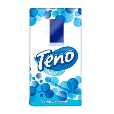 Teno Mendil Ekonomik 3 Katlı 10'lu