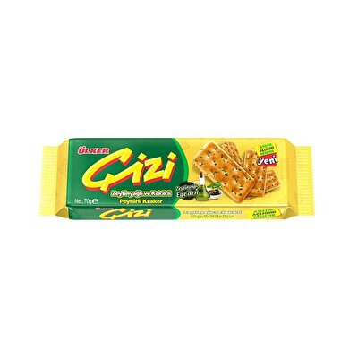 Ülker Çizi Zeytinyağlı Kekikli Kraker 24'lü 70 g