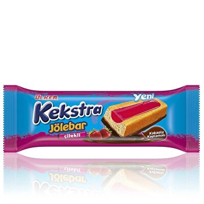 Ülker Kekstra Jölebar Çilekli Kek 18'li 47 g