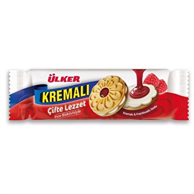 Ülker Kremalı Çifte Lezzet Frambuazlı 12'li 165 g