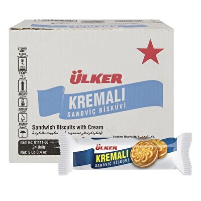 Ülker Kremalı Sandviç Bisküvi 24'lü 61 g