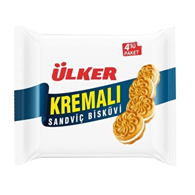 Ülker Kremalı Sandviç Bisküvi 4*61 g