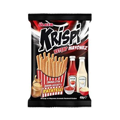 Ülker Krispi Ketçap&Mayonez Çubuk Kraker 15'li 40 g