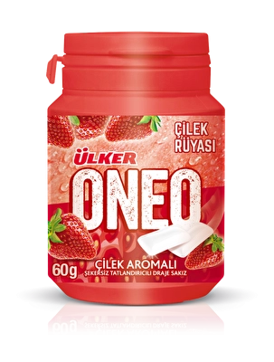 Ülker Oneo Çilekli Şekersiz Sakız 60 g