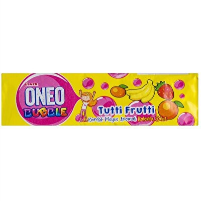 Ülker Oneo Tutti Frutti Karışık Meyve Aromalı 18'li 22,5 g