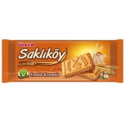 Ülker Saklıköy Fındık Kremalı Bisküvi 24'lü 100 g