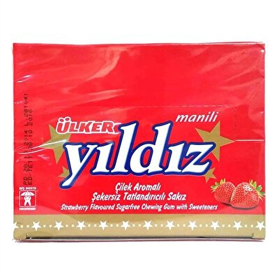 Ülker Yıldız Soft Sakız Çilek Aromalı 100 lü