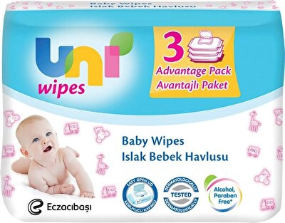 Unı Baby İlk Adım Islak Havlu 3*52 li
