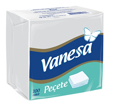 Vanesa Eko Beyaz Peçete 100'lü