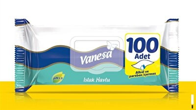 Vanesa Islak Havlu 100'lü