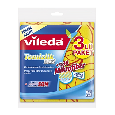 Vileda 3'lü Temizlik Bezi 3 lü