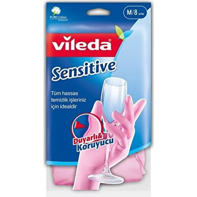 Vileda Candy Pınk Eldiven Orta Adet