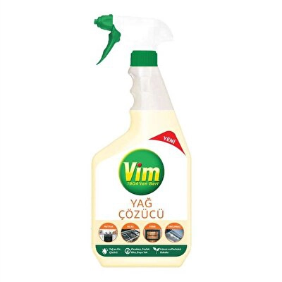 Vim Mutfak Yağ Çözücü Sprey 750 ml