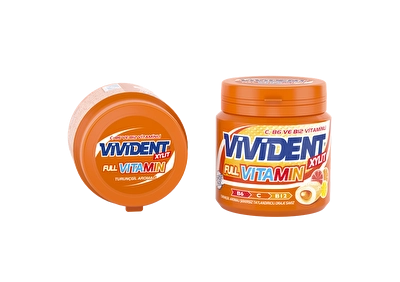 Vivident Full Vitamin Sakız Mega Şişe 90 g