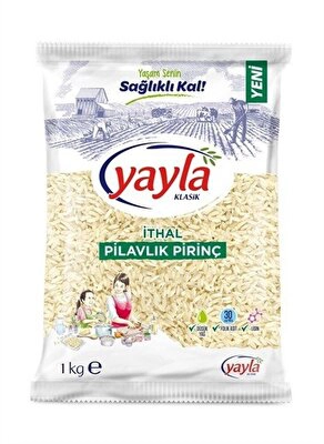 Yayla Pilavlık İthal Pirinç 1 kg