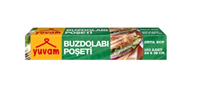 Yuvam Buzdolabı Poşeti Orta Boy 100 lü